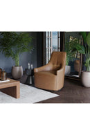 High Back Leather Swivel Chair | Splendido Carmine | Oroa.com