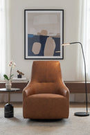 High Back Leather Swivel Chair | Splendido Carmine | Oroa.com