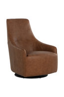 High Back Leather Swivel Chair | Splendido Carmine | Oroa.com