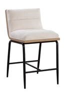 White Muslin Counter Stool | Splendido Abilene | Oroa.com