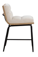 White Muslin Counter Stool | Splendido Abilene | Oroa.com