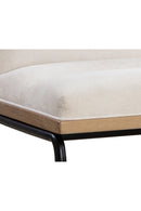 Channeled White Muslin Dining Chairs (2) | Splendido Abilene | Oroa.com