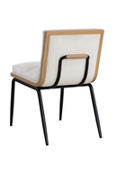 Channeled White Muslin Dining Chairs (2) | Splendido Abilene | Oroa.com