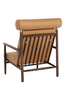 Oak Framed Leather Lounge Chair | Splendido Biko | Oroa.com