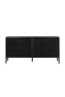4-Door Black Sideboard | Splendido Etienne | Oroa.com