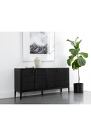 4-Door Black Sideboard | Splendido Etienne | Oroa.com