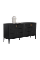 4-Door Black Sideboard | Splendido Etienne | Oroa.com