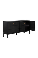 4-Door Black Sideboard | Splendido Etienne | Oroa.com