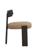 Contract furniture - Oak Leather Dining Chairs (2) - www.oroatrade.com