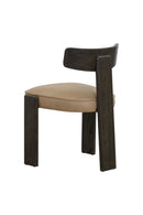 Contract furniture - Oak Leather Dining Chairs (2) - www.oroatrade.com