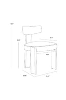 Contract furniture - Oak Leather Dining Chairs (2) - www.oroatrade.com