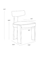 Contract furniture - Oak Framed 3-Legged Dining Chairs (2) - www.oroatrade.com