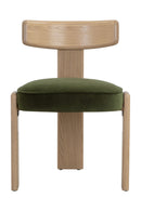 Contract furniture - Oak Framed 3-Legged Dining Chairs (2) - www.oroatrade.com
