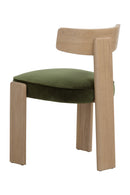 Contract furniture - Oak Framed 3-Legged Dining Chairs (2) - www.oroatrade.com