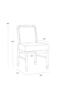 Rubberwood Framed Dining Chairs (2) | Splendido Jeno | Oroa.com