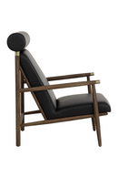 Oak Framed Leather Lounge Chair | Splendido Biko | Oroa.com