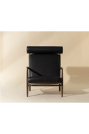 Oak Framed Leather Lounge Chair | Splendido Biko | Oroa.com