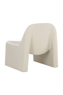 Cream Concrete Indoor/Outdoor Lounge Chair | Splendido Kessel | Oroa.com