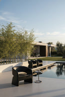 Black Indoor/Outdoor Lounge Chair | Splendido Cura