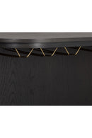 Smoked Acacia 2-Door Bar Cabinet | Splendido Dresden