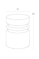 White Indoor/Outdoor End Table | Splendido Sumie | Oroa.com