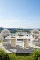 Cream Rectangular Indoor/Outdoor Dining Table | Splendido Alanya | Oroa.com