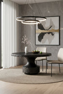 Black Concrete Indoor/Outdoor Dining Table | Splendido Brando | Oroa.com