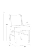 Rubberwood Framed Dining Chairs (2) | Splendido Jeno | Oroa.com