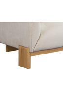 Oak Base White Upholstered Sofa | Splendido Anwa | Oroa.com