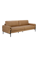 Brown Leather Strapped Sofa | Splendido Camus | Oroa.com