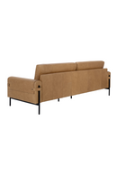 Brown Leather Strapped Sofa | Splendido Camus | Oroa.com
