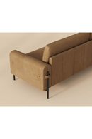 Brown Leather Strapped Sofa | Splendido Camus | Oroa.com
