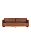 Oak Wood Frame Leather Sofa | Splendido Saul | Oroa.com