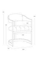 Antique Brass Framed Dining Chair | Splendido Beaumont | Oroa.com