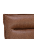Brown Leather Swivel Armless Chair | Splendido Colson | Oroa.com