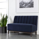 Blue Tufted-Back Banquette | Splendido Kosova | Oroatrade.com