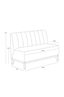 Blue Tufted-Back Banquette | Splendido Kosova | Oroa.com