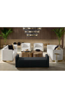 Contract furniture - Antique Brass Nesting Coffee Tables - www.oroatrade.com