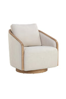 Birch Wood Frame Swivel Chair | Splendido Tasia | Oroa.com