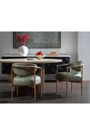 Faceted Black 4-Door Sideboard | Splendido Lautrec | Oroa.com