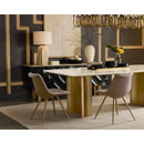 Faceted Black 4-Door Sideboard | Splendido Lautrec | Oroatrade.com