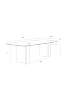Cream Marble Dining Table | Splendido Astara | Oroa.com