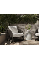 Cream Padded Indoor/Outdoor Lounge Chair | Splendido Tulum