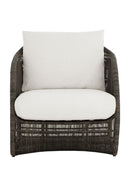 Cream Padded Indoor/Outdoor Lounge Chair | Splendido Tulum | Oroa.com