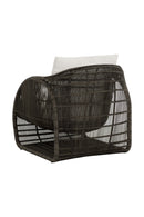 Cream Padded Indoor/Outdoor Lounge Chair | Splendido Tulum