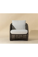 Cream Padded Indoor/Outdoor Lounge Chair | Splendido Tulum