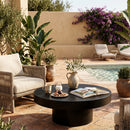 Round Gray Concrete Indoor/Outdoor Coffee Table | Splendido Brando