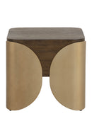 Timber Effect Indoor/Outdoor Side Table | Splendido Amarula | Oroa.com