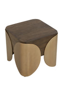Timber Effect Indoor/Outdoor Side Table | Splendido Amarula | Oroa.com