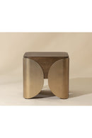 Timber Effect Indoor/Outdoor Side Table | Splendido Amarula | Oroa.com